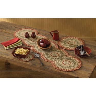 Mill Village Braided Table Runner - 54